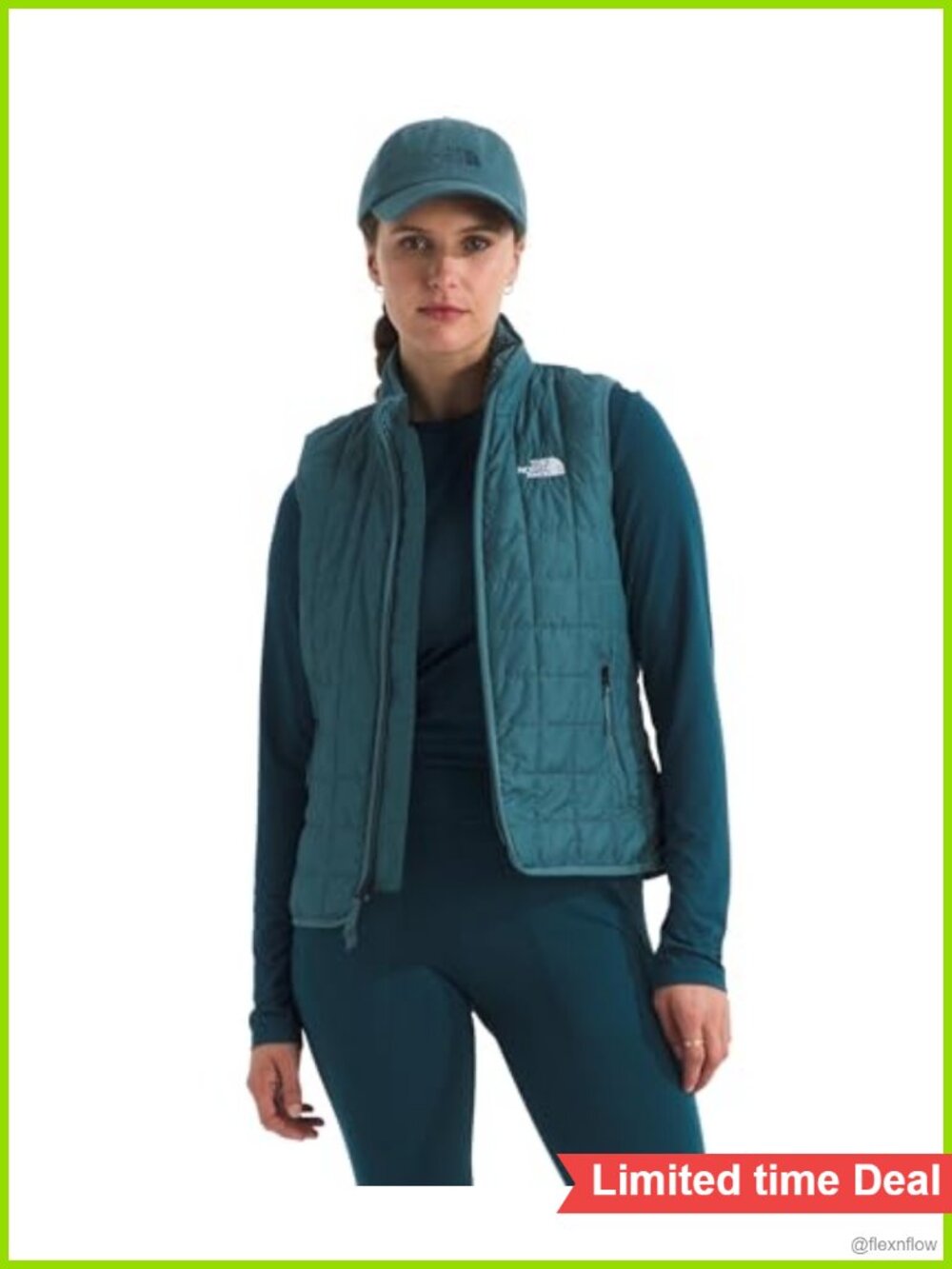 Women's Insulated Vest with Recycled Polyester, Water Repellent